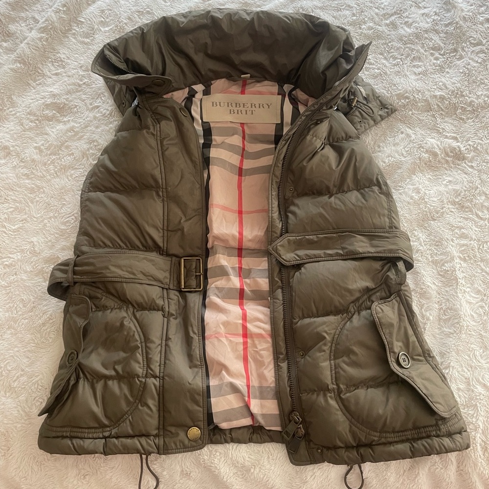 Burberry Olive Puffer Jacket Offers Accepted!